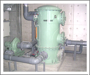 円筒形小型タイプ施行例